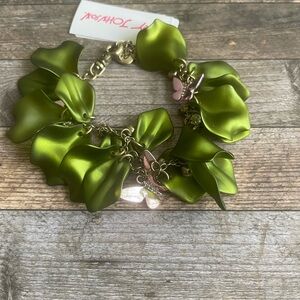PRICE FIRM Betsey Johnson PETAL TO THE METAL Bracelet